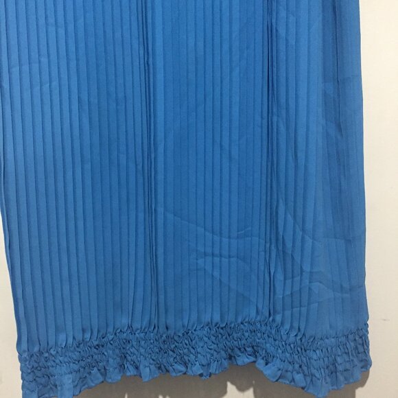 VINTAGE NU-MODE PLEATED MIDI DRESSES SIZE 11/12 - Picture 7 of 11